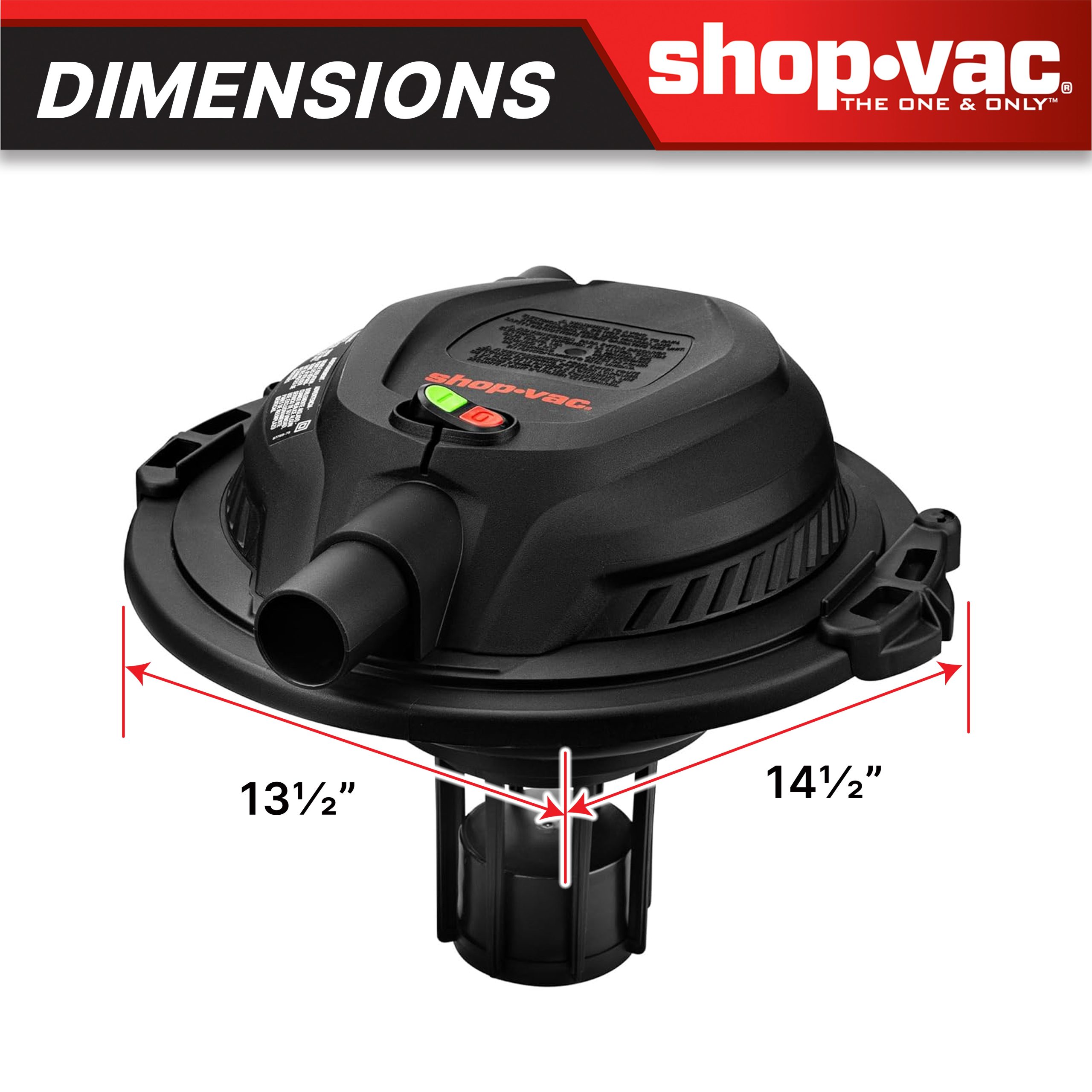 Shop-Vac® Bucket MAX 2.5 Peak HP Wet/Dry Vacuum - Image 4