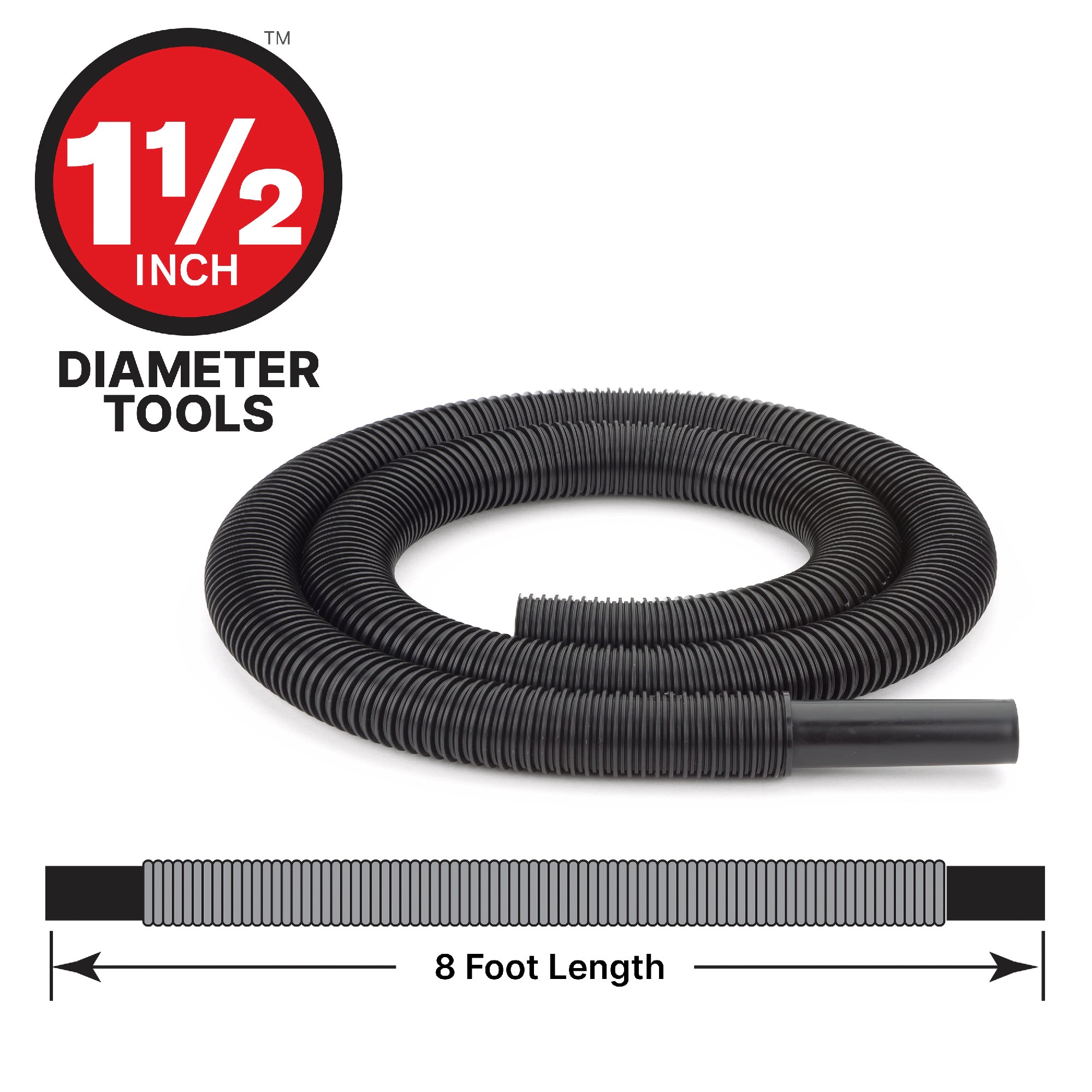 Shop-Vac® 8-foot x 1- 1/2-inch diameter Hose - Image 2